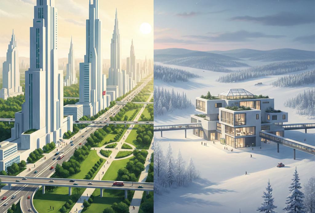 【ル・コルビュジエ「輝く都市」の功罪】北海道の縮退都市を救う垂直集約の処方箋