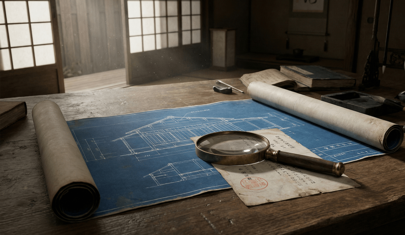 【徹底解説】空き家活用の成否は「2枚の紙」で決まる。竣工図と検査済証が持つ知られざる資産価値とリスク