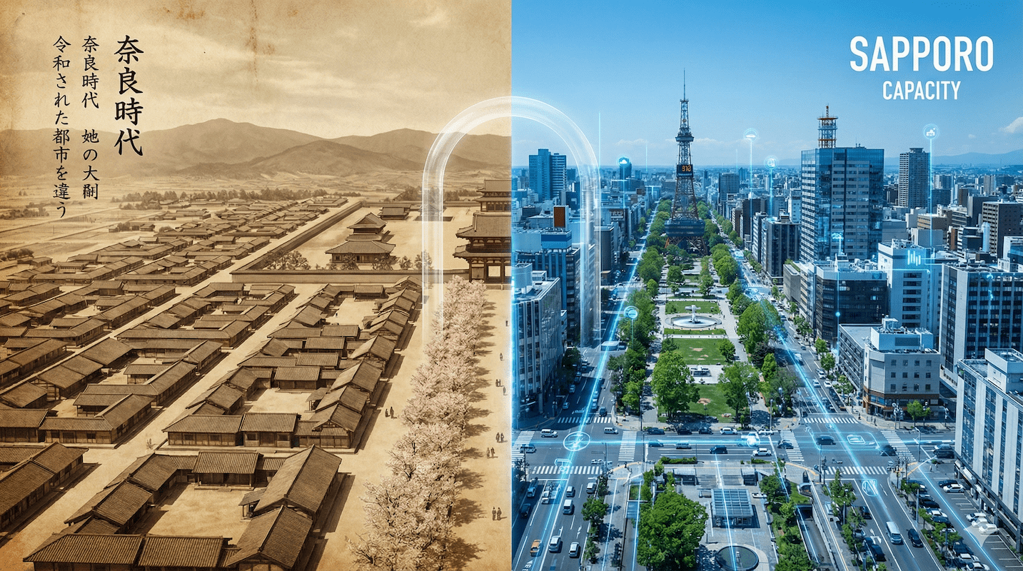 【条坊制という都市OSの系譜】平城京から現代北海道へ続く空間統治とまちづくりの未来