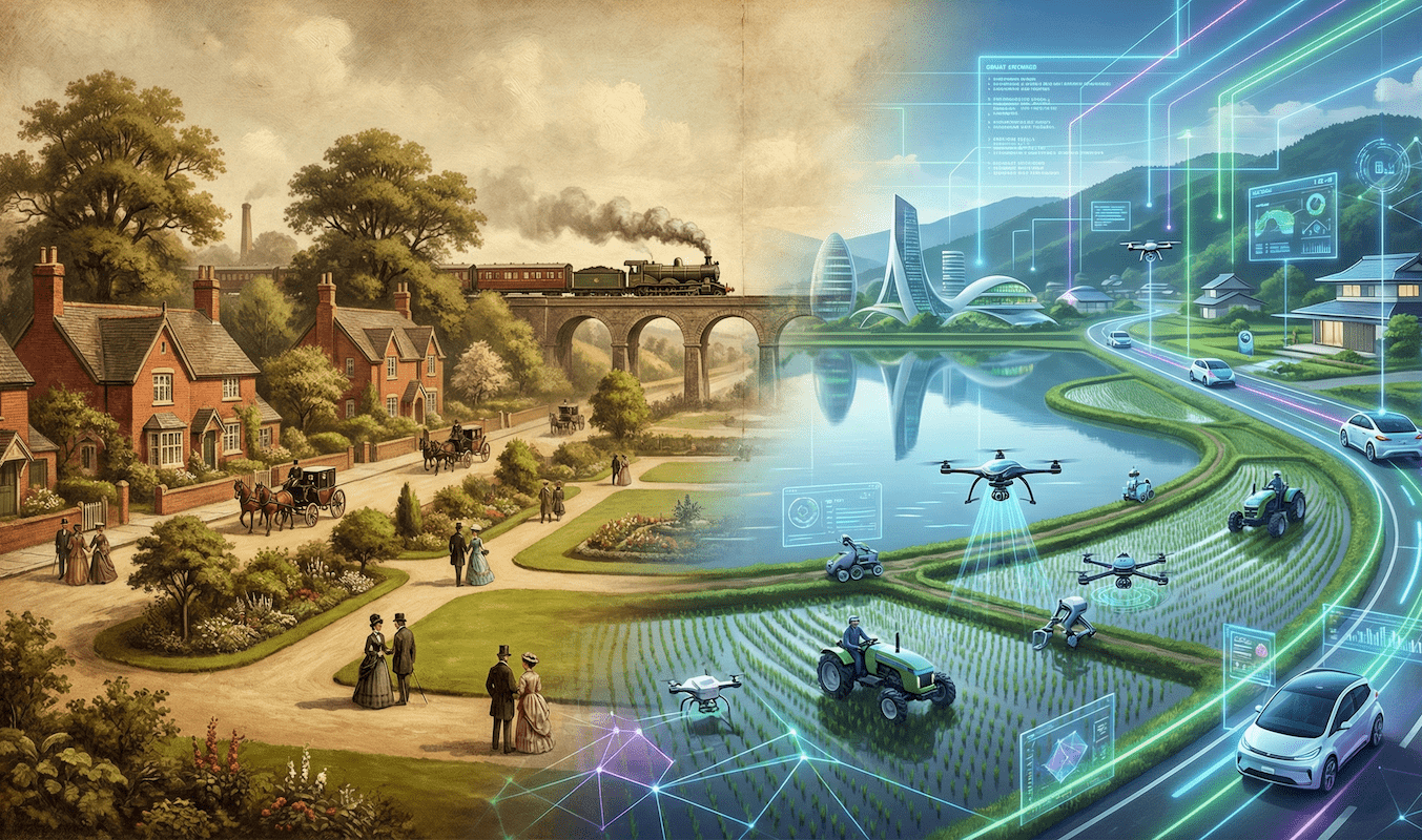 【田園都市構想の盛衰と再生】理想郷は「物理」から「デジタル」へ移行するのか