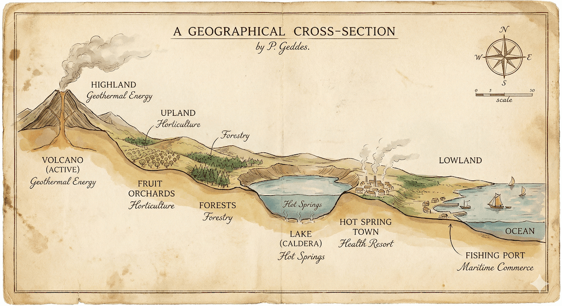 【100年前の「都市の医師」パトリック・ゲデスに学ぶ地域再生論】 Place-Work-Folkの三位一体で読み解く持続可能なまちづくり