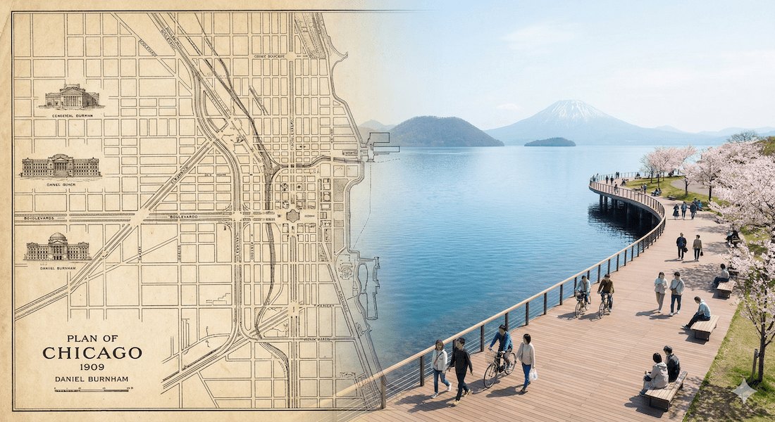 【小さな計画を立てるな】バーナムの思想が導く、100年後の風景と都市の品格