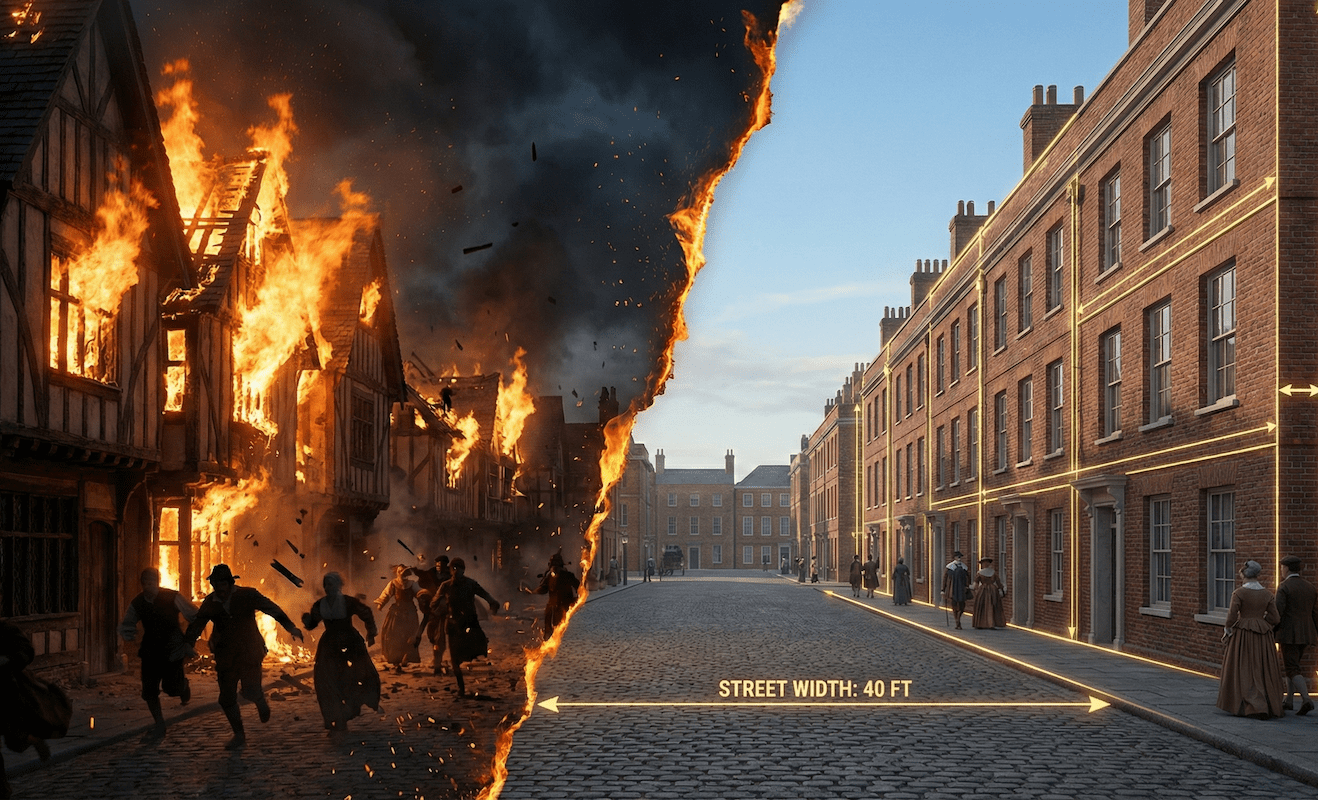 【ロンドン大火（1666）に学ぶ「不燃都市」の起源】煉瓦と法規制が教える、350年後の北海道・洞爺湖における強靭化（レジリエンス）戦略