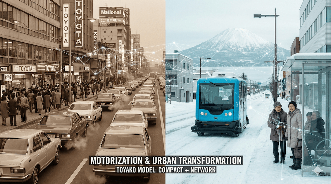 【車社会の限界と都市の再編】北海道・洞爺湖町が挑む「移動の公共化」