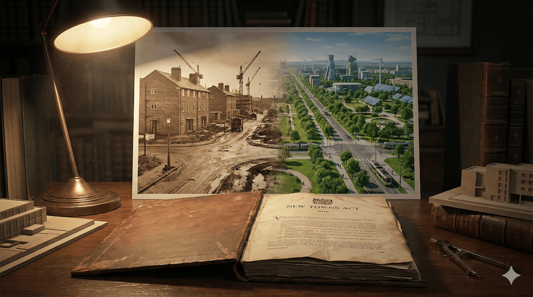 【英国ニュータウン法1946に学ぶ】国家主導の都市経営と「資産」としてのまちづくり