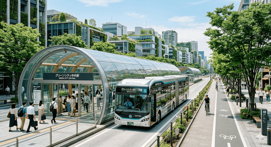 【都市計画の一最適解】キュリチバ発・BRT（バス高速輸送システム）が拓く次世代のまちづくりと地方都市の未来