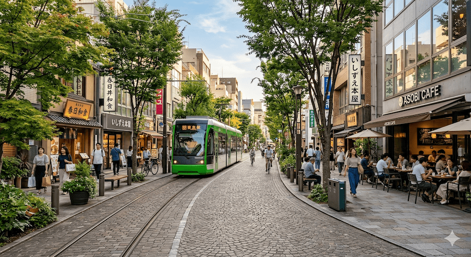 【トランジット・モール】車を排除した次世代の歩行者中心まちづくり